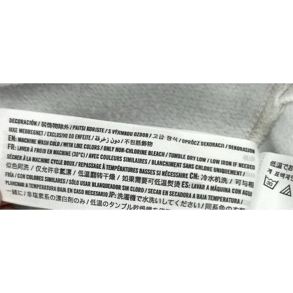 Abercrombie & Fitch Soft AF Sweatshirt Women’s XL Scrunch Puff Sleeve White - Picture 7 of 10